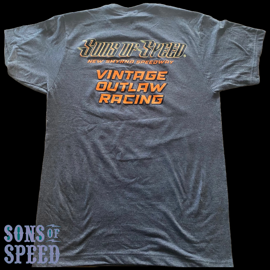 Billy Lane's Sons of Speed March 2024 Heather Charcoal T-shirt