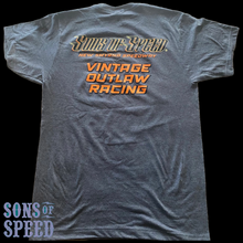 Load image into Gallery viewer, Billy Lane&#39;s Sons of Speed March 2024 Heather Charcoal T-shirt
