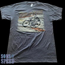 Load image into Gallery viewer, Billy Lane&#39;s Sons of Speed March 2024 Heather Charcoal T-shirt
