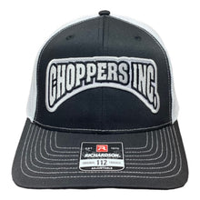 Load image into Gallery viewer, Billy Lane Choppers Inc. Black &amp; White Richardson Curved Brim Hat

