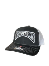 Load image into Gallery viewer, Billy Lane Choppers Inc. Black &amp; White Richardson Curved Brim Hat
