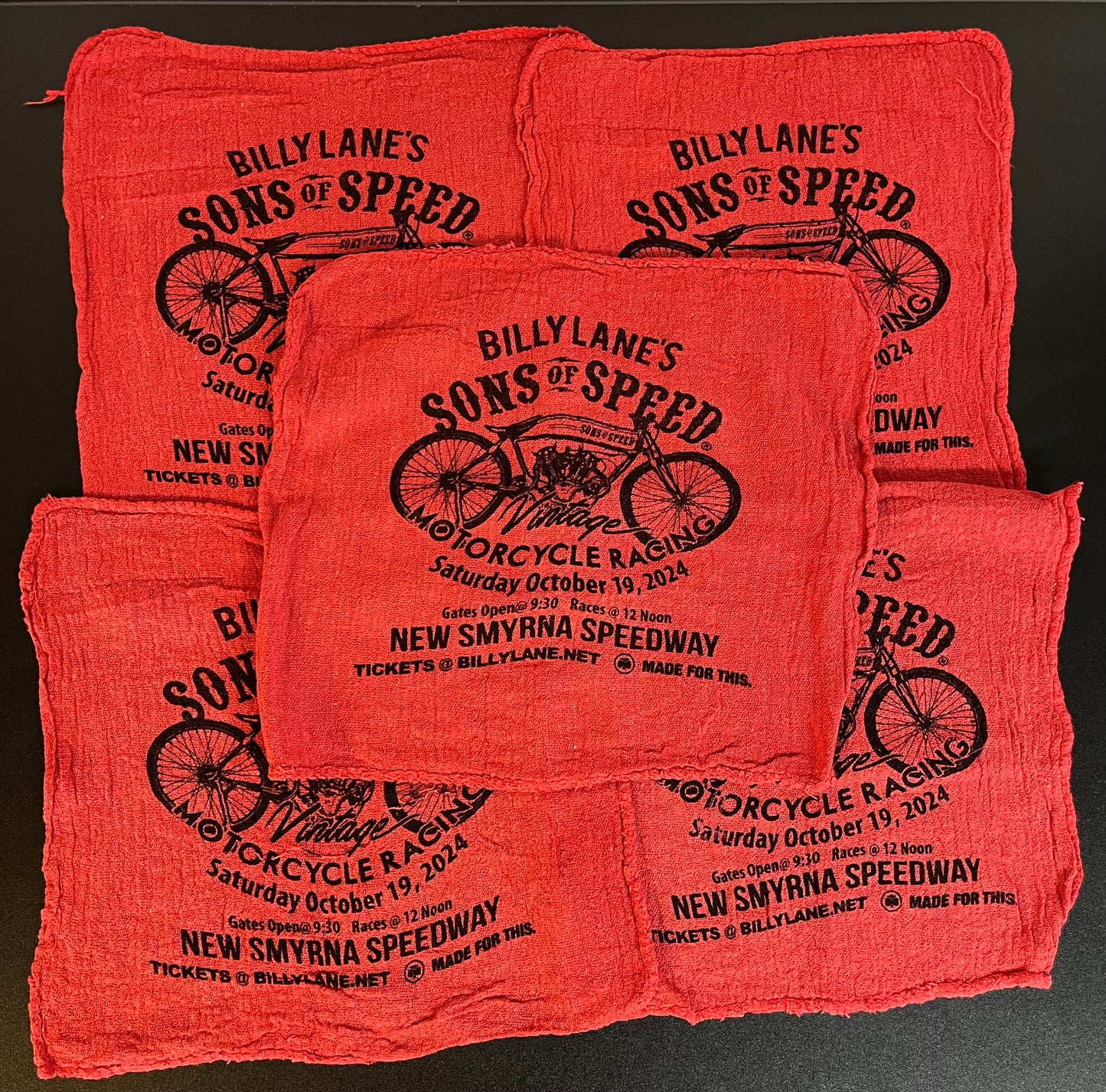 Billy Lane Sons of Speed Shop Rag Set Oct 24