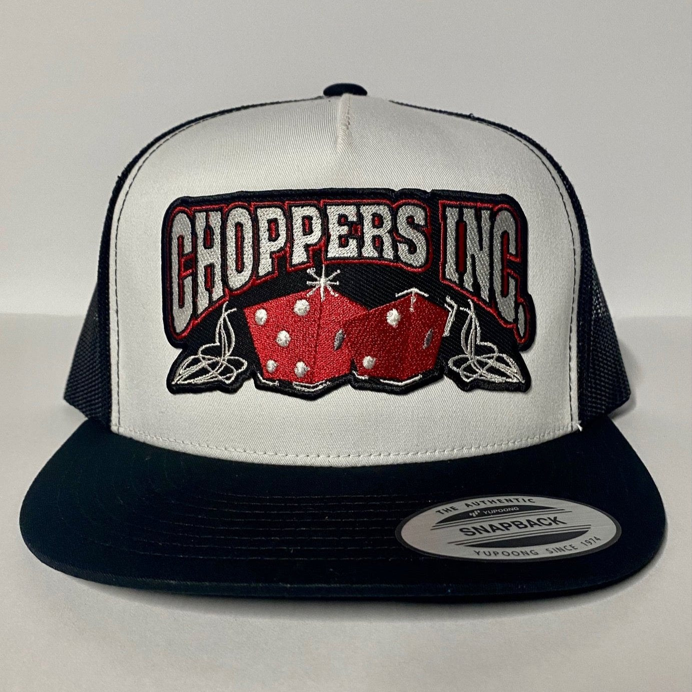 Choppers Inc. Original Dice Logo Snapback Black/White