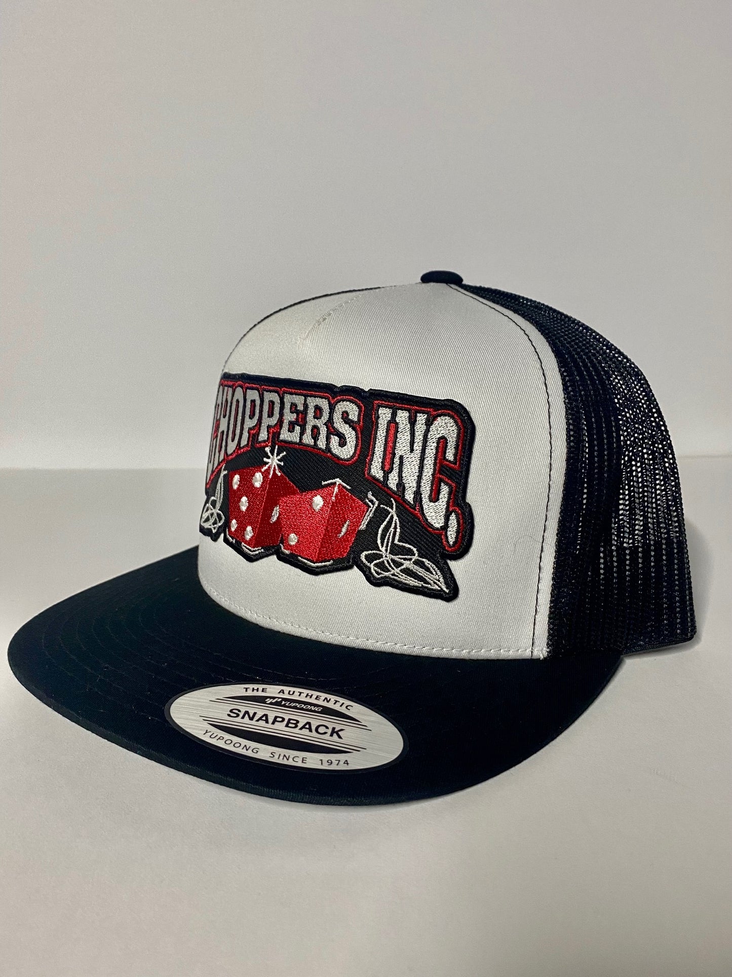 Choppers Inc. Original Dice Logo Snapback Black/White