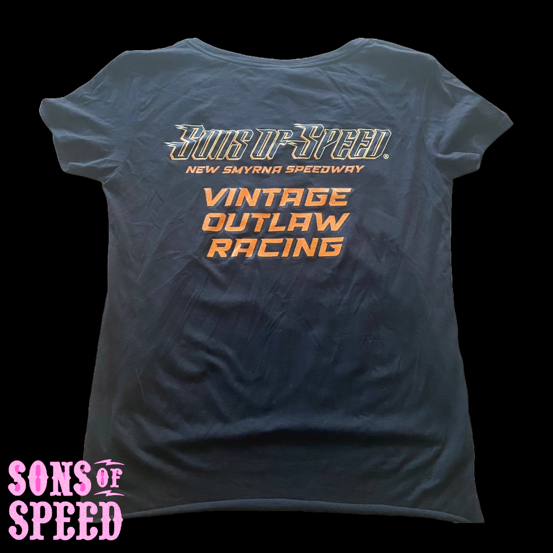 Billy Lane's Sons of Speed March 2024 Womens Scoop Next T Black