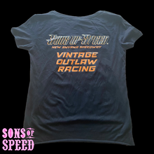 Load image into Gallery viewer, Billy Lane&#39;s Sons of Speed March 2024 Womens Scoop Next T Black
