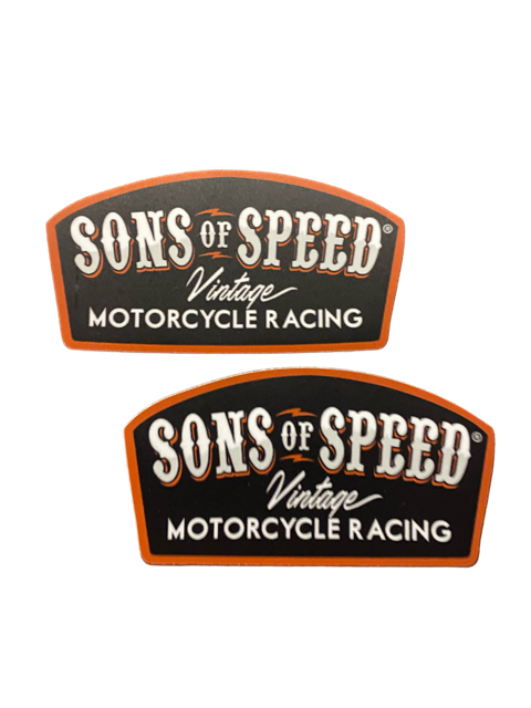 Sons of Speed Sticker 2-Pack Arched Logo