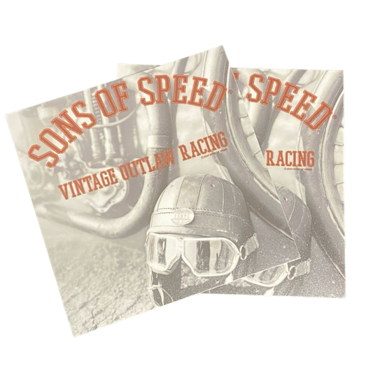 Billy Lane Sons of Speed Helmet Sticker 2-Pack