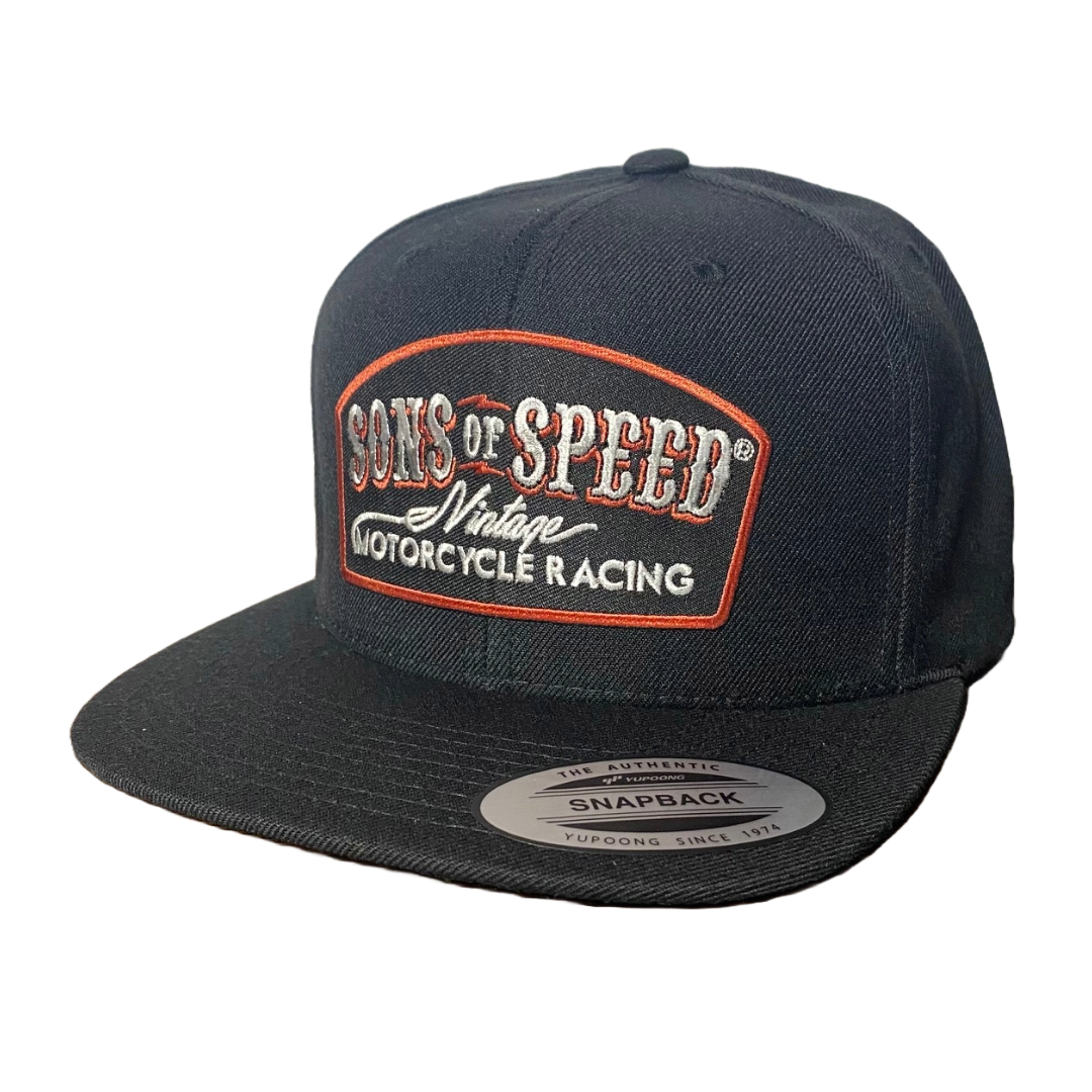 Billy Lane's Sons of Speed Arch Logo Flat Brim Hat