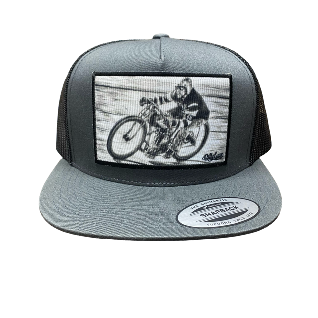 Billy Lane Sons of Speed CAC Charcoal & Black Snapback Hat