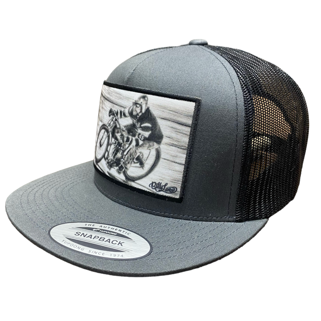 Billy Lane Sons of Speed CAC Charcoal & Black Snapback Hat