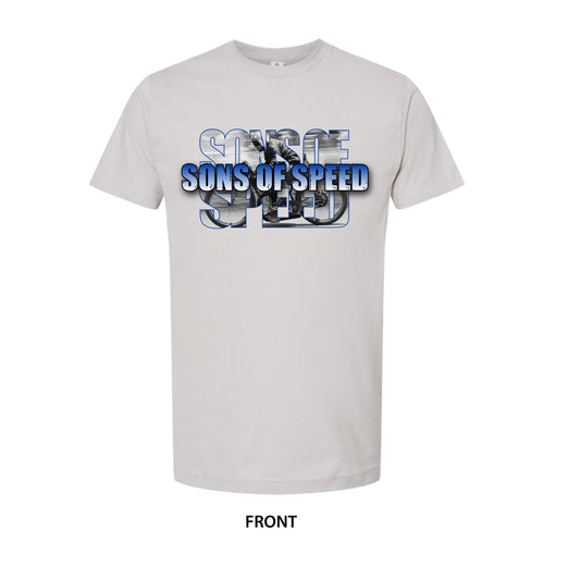 Billy Lane Sons of Speed Photo Silver T-shirt