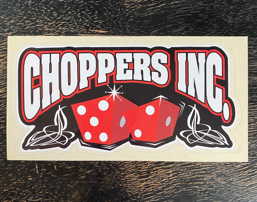 Choppers Inc. Billy Lane Vintage Dice Sticker