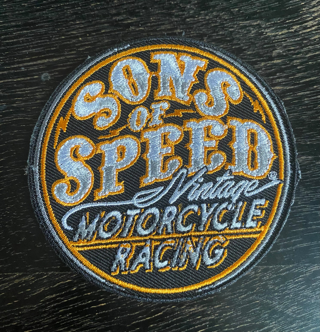 Sons of Speed Embroidered Circle Logo Patch